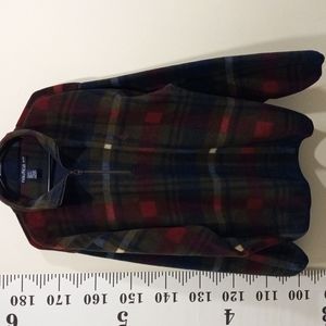 XL mens Nautica fleece plaid sweater